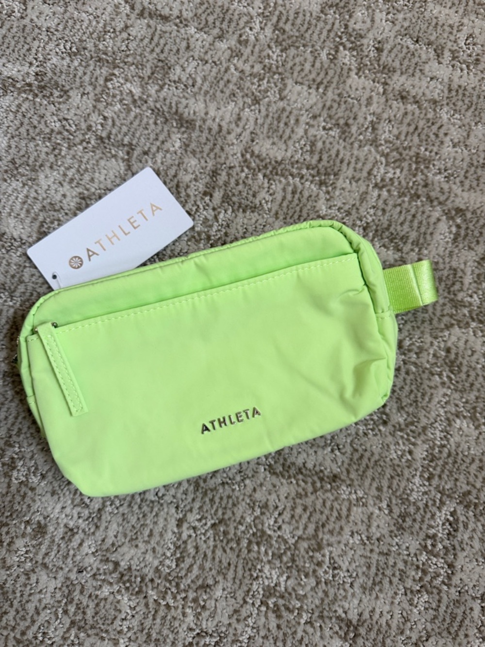 Athleta Women’s Citron Green All About Crossbody Belt Bag—Festival or Athletic - Picture 2 of 11